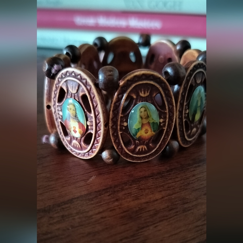 Jesus, Mary, And Saints Bracelet